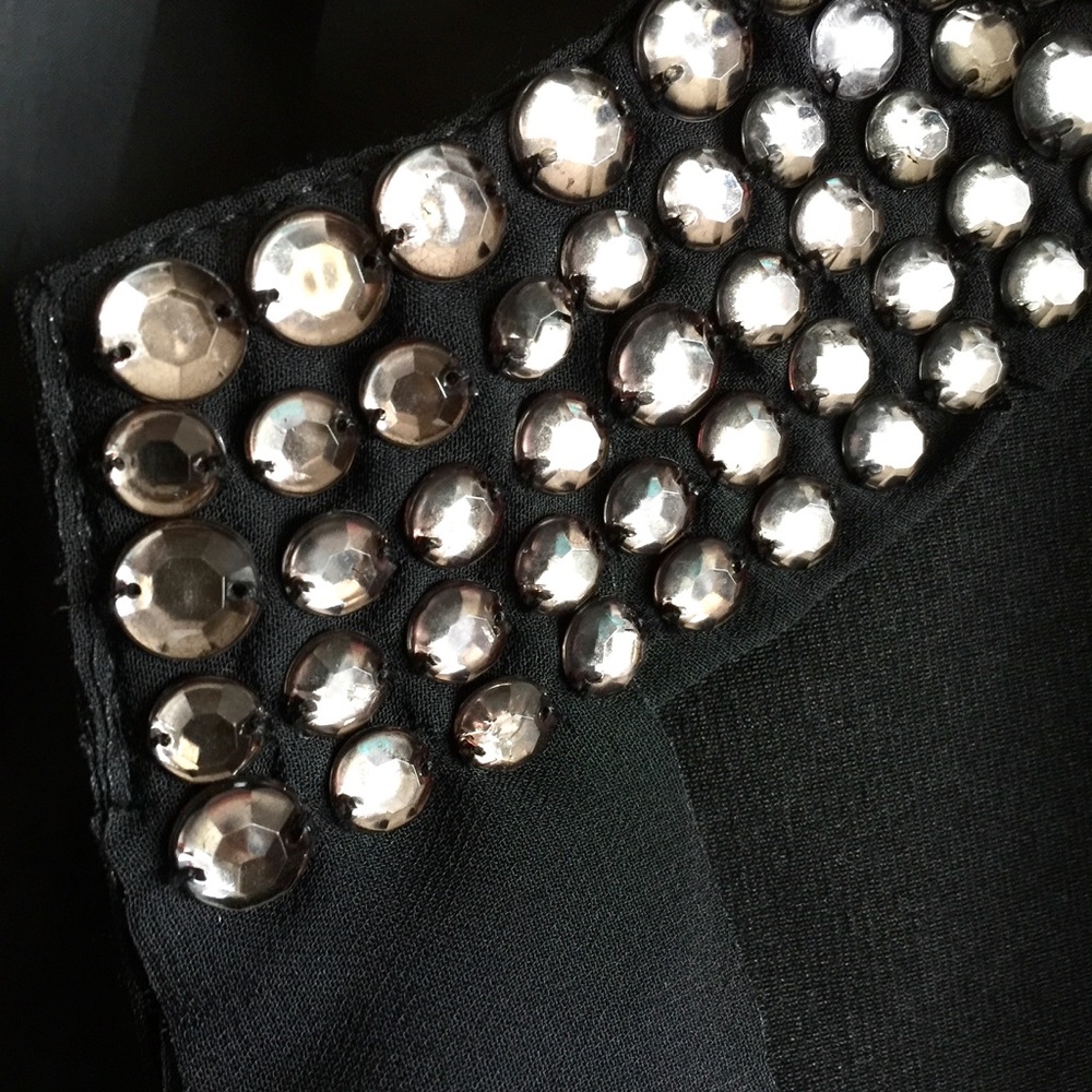 Formal Cropped Statement Black Jacket - image 4